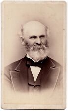 ANTIQUE CDV 1879 E.H. NORTH HANDSOME BEARDED MAN IN SUIT NORWALK CONNETICUIT picture