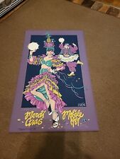  VERY RARE MARDI GRAS MOBIL 1987  POSTER 226/500..MORE NATIVE FOLLY SIGNED  picture
