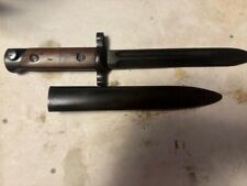 ITALIAN CARCANO 1938 MANNLICHER KNIFE/ BAYONET AND SCABBARD picture