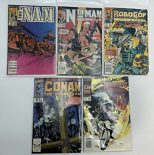 Lot of 5 Marvel Comics Nth Man The Nam Robocop Conan Harrowers From 1987 to 1993 picture