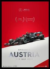 Valtteri Bottas 2020 Austrian Grand Prix Mercedes Formula 1 LE100 Emboss Poster picture