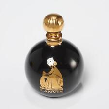 Vtg Jeanne Lanvin Art Deco Black Glass Perfume Bottle Factice Dummy Display picture