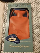 Vintage DAVOL Classic Syringe Enema Douche Hot Water Bottle in Box picture