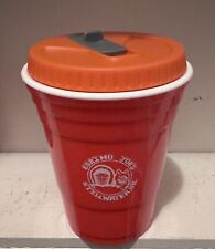 🔥 Eskimo Joe's White Logo Double-walled Cup w/ Screw-On Lid Solo-Style picture