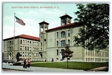 1910 East Side High School Building Exterior Rochester New York Posted Postcard picture