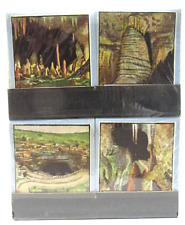 1930's CARLSBAD CAVERNS set of 8 different FULL Matchbooks FACTORY SEALED wb picture