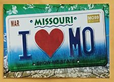 Postcard MO: Greetings from Missouri. I Love MO picture
