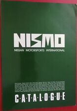 Nismo Old Logo Brochure Catalogue 1987 Parts Rare R32 Skyline S13 Silvia picture