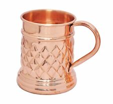 Pure  Copper Moscow Mule Beer Mug Cup Barware Unique Design Copper Handle 500ml  picture