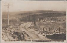 View on the Green Line from Top of Waterbury Vermont RPPC Photo Postcard picture
