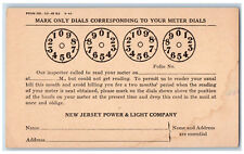 Dover New Jersey NJ Postal Card New Jersey Power and Light Company c1950's picture