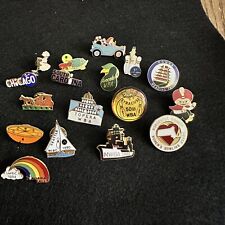 Vintage WBA Enamel Lapel Pins Lot of 17 From Various County’s & States picture