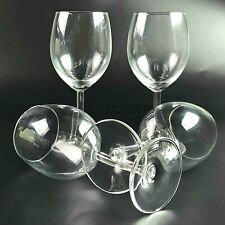 Vintage - Clear No Trim Wine Glasses- Set of 4 picture