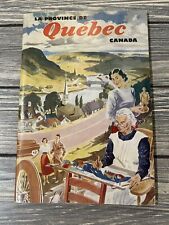 Vintage La Province De Quebec Canada Booklet Souvenir picture