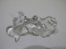 Lenox Crystal Clear Glass COMFY COZY CAT On Back Figurine picture