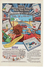 1982 THE SEGA MASTER SYSTEM Video Game Console PRINT AD - THAT'LL BLOW YOU AWAY picture