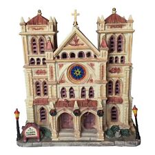 Rare Lemax Enchanted Forest All Saints Cathedral Christmas Village Church READ picture