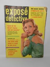 Antique 1959  Expose Detective Magazine Noire Crime *FREE SHIPPING* picture