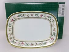 Fitz & Floyd Winter Holiday China Snack Tray - NIB picture