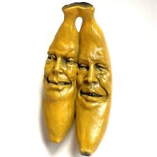 Collectible Western Mask Style Banana Wall Sculpture, Signed by Sculptor picture