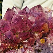 2.0lb Natural Amethyst Dark Purple Quartz Crystal Cluster Rough Mineral Specimen picture