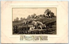 Postcard - A Blessed New Year with Art Print picture