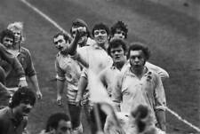 Rugby players in line during the Ireland vs England match 1977 OLD PHOTO picture