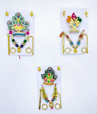 Indian traditional laddu gopal jewellery set combo pack of 3 picture