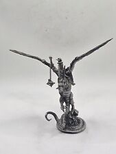 Vintage Stefen Tofano 1986 Gallo Dragon With Rider Pewter Figurine picture