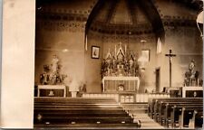 Real Photo Postcard Interior of a Church in/near Madison Lake, Minnesota picture