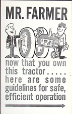 International Harvester Mr. Farmer safety pamphlet picture
