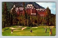 Banff-Alberta, Banff Springs Hotel Golf Course, Vintage Postcard picture