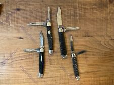Vintage Folding Pocket Knife Knives Lot Of 4 (Camillus,Imperial,?,?) picture