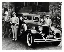 AL CAPONES 1928 BULLETPROOF CADILLAC CAR GANGSTER 8X10 B&W PHOTO picture