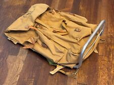 Vintage Japan Boy Scouts BSA #206 Two Way Frame Pack WFS Backpack Canvas Leather picture