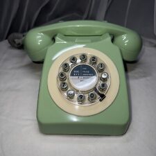 Vintage Mint Green Desk Phone Looks Like Dial/Rotary Really Push Button 746 Mode picture