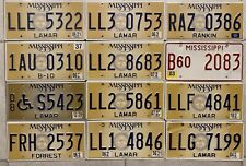2020 Lot of 12 MISSISSIPPI License Plates EXPIRED picture