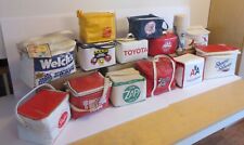 1960-70's Vintage Nappe Advertising Vinyl Lunchbox cooler collection set of 13 picture