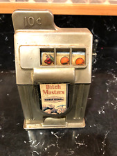 Vintage REXCO Metal Coin Bank Reno Nevada SLOT MACHINE toy Bank picture