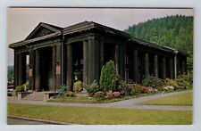 Scotia CA-California, Museum, Large Building with Plants, Vintage Postcard picture