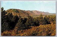 Cape Breton Nova Scotia Canada Sunrise Valley North Mountain Chrome Postcard picture