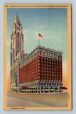 Columbus OH, The Deshler Wallick Hotel, Ohio c1947 Vintage Postcard picture