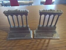 Bradley Hubbard Temple of Saturn brass bookends antique picture