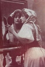 1899 Vintage Magazine Illustration Actress Miriam Nesbitt picture