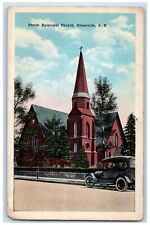 c1920's Christ Episcopal Church Exterior Greenville South Carolina SC Postcard picture