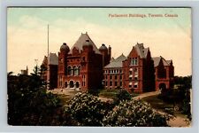 Toronto ON, Parliament Buildings, Ontario Canada Vintage Postcard picture