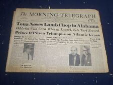 1963 AUGUST 12 THE MORNING TELEGRAPH - TONA NOSES LAMB CHOP IN ALABAMA - NP 5550 picture