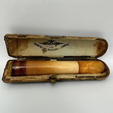 ANTIQUE Amber butterscotch Mouthpiece cigarette holder picture