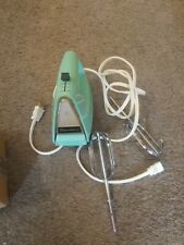 Vintage VTG 1950's 1960's Signature Electric Hand Mixer Blender Teal # VPM-2003a picture