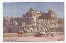 Delhi Gate Fort Agra India Tuck & Son's Oilettes Series Unposted Postcard picture